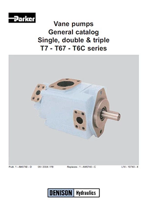 Parker Denison Vane Pumps Parker Denison Vane Pumps Catalog Cover