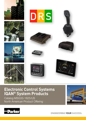 Parker Electronic Control Systems IQAN� System Products Electronic Control Systems IQAN� System Products Catalog Cover