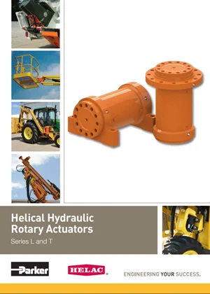 Parker Helical Hydraulic Rotary Actuators Parker Helical Hydraulic Rotary Actuators Catalog Cover