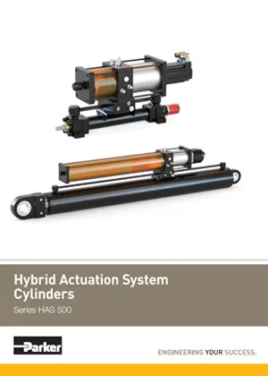 Parker Hybrid Actuation System Cylinders Parker Hybrid Actuation System Cylinders Catalog Cover