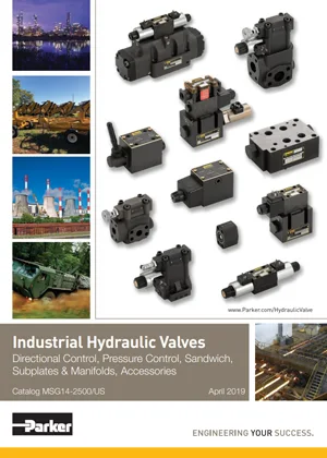 Parker Industrial Hydraulic Valves Parker Industrial Hydraulic Valves Catalog Cover