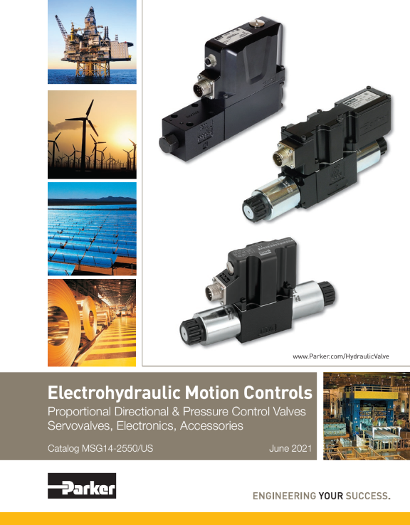 Parker Electrohydraulic Motion Controls Parker Industrial Electrohydraulic Motion Controls Catalog Cover