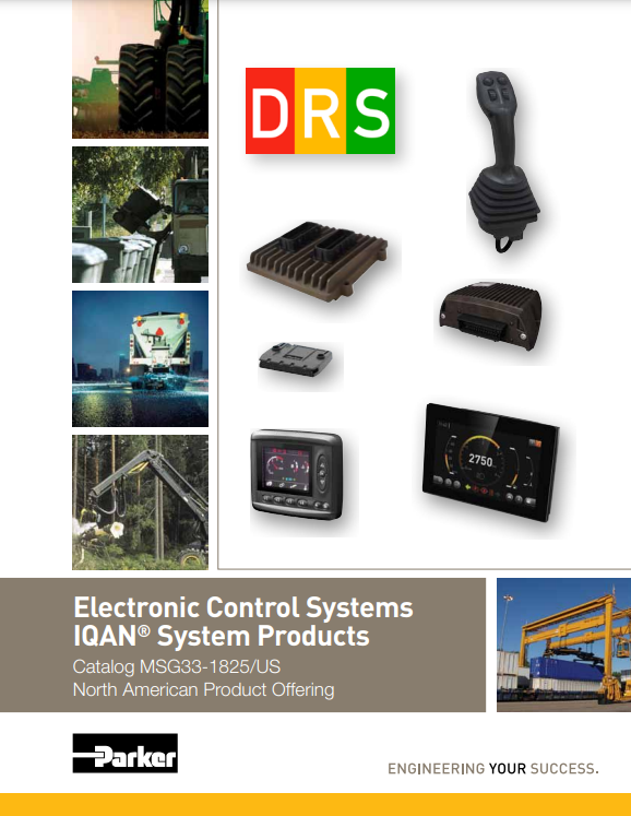 Parker Electronic Control Systems IQAN� System Products Electronic Control Systems IQAN� System Products Catalog Cover