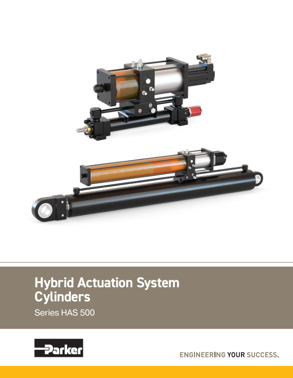 Parker Hybrid Actuation System Cylinders Parker Hybrid Actuation System Cylinders Catalog Cover