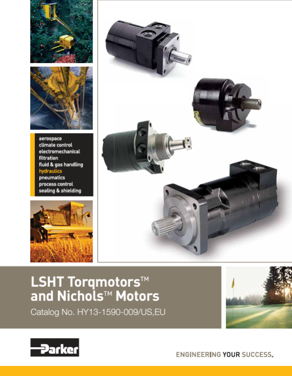 Parker LSHT Torqmotors� and Nichols� Motors Parker LSHT Torqmotors� and Nichols� Motors Catalog Cover
