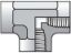 Picture of Pipe & Port Tee MMO - 3/4 MMO-B BP