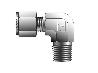 Picture of CPI Inch Tube NPT Male Elbow - CBZ - 10-6 CBZ-B