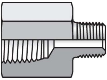 Picture of Pipe & Port Reducer, Expander, Conversion FG - 1/2 X 1/4 FG-S BP