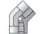 Picture of Pipe & Port 45° Elbow DD45 - 1/4 DD45-S BP