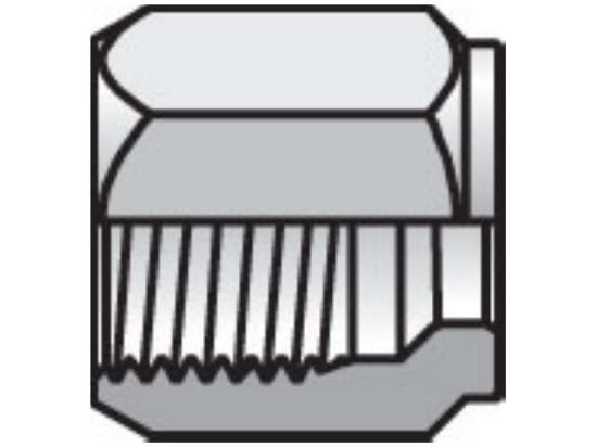 Picture of Ferulok Nut, Ferrule, Locknut BU - 3 BU-SS BP