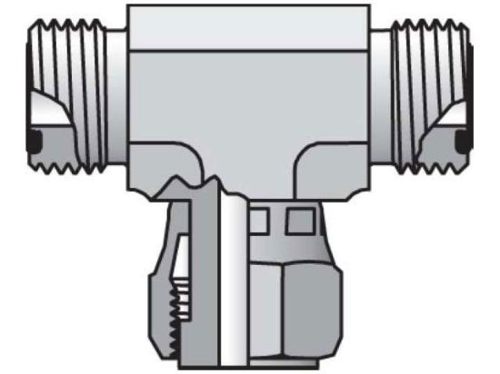 Picture of Seal-Lok ORFS Tee S6LO - 4 S6L-S