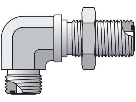 Picture of Seal-Lok ORFS 90° Elbow WELO - 4 WELO-WLNL-S FKM