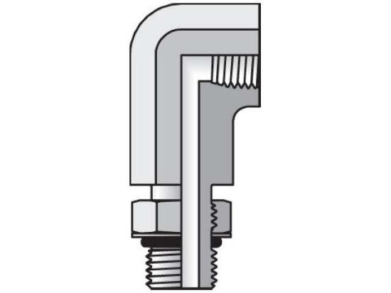 Picture of Pipe & Port 90° Elbow AOE4G - 16-1 AOE4G-S V0894