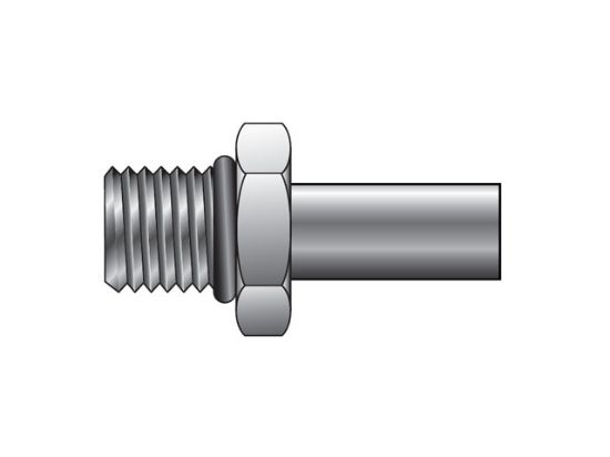 Picture of CPI Inch Tube Tube End to SAE Straight Thread Adapter - T2HOA - 6-8 T2HOA-SS