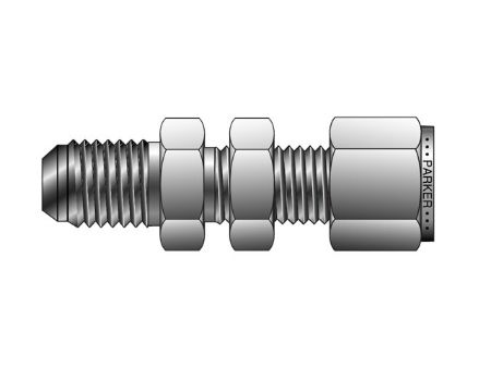 Picture for category CPI 37° Tube 37° Flare Bulkhead Connector - XH2BZ