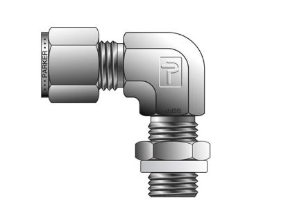 Picture of CPI Inch Tube Male BSPP Straight Thread Elbow - R CBZ - 10-10R CBZ-B