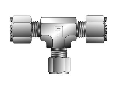 Picture of CPI Inch Tube Reducing Union Tee - JBZ - 10-10-6 JBZ-B