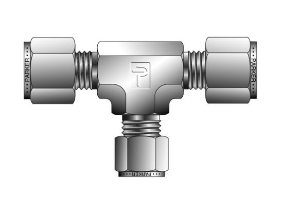 Picture of CPI Inch Tube Reducing Union Tee - JBZ - 10-10-6 JBZ-SS