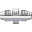 Picture of Komatsu 30° Flare, Metric Thread Adapters - 4-4HMKAS