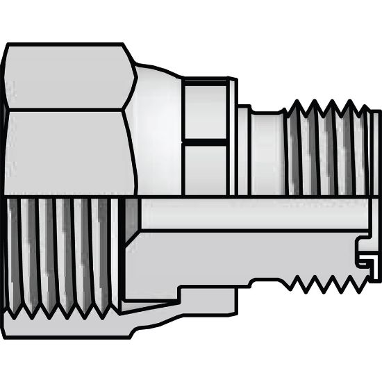 Picture of Seal-Lok Xtreme Metal Face Seal Tube Fittings and Adapters - 10-8 TRL9N-SS ETS
