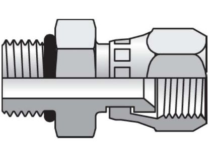 Picture of Triple-Lok 37° Straight Swivel F65OX - 6 F65OX-S V0894