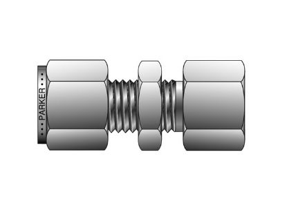 Picture of CPI Inch Tube NPT Female Bulkhead Connector - GH2BZ - 10-8 GH2BZ-B