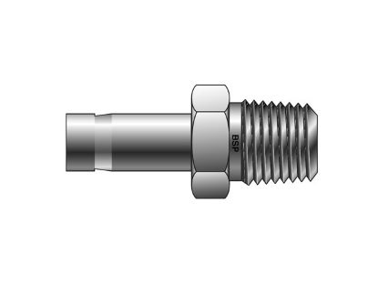 Picture of CPI Inch Tube BSPT Male Adapter - T2HFK - 10-8 T2HFK-B