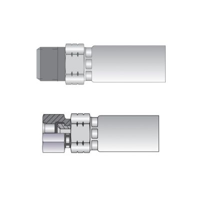 Picture of OBSOLETE: High Pressure Fittings For HP/HP8 High Pressure Hose - HP Series - 101HP-2-3