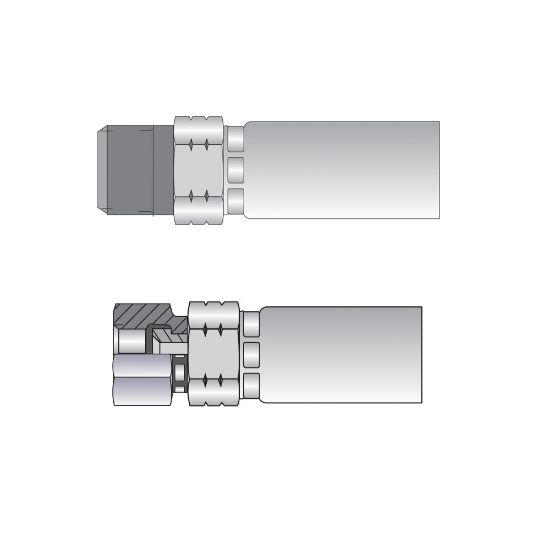 Picture of OBSOLETE: High Pressure Fittings For HP/HP8 High Pressure Hose - HP Series - 101HP-2-3