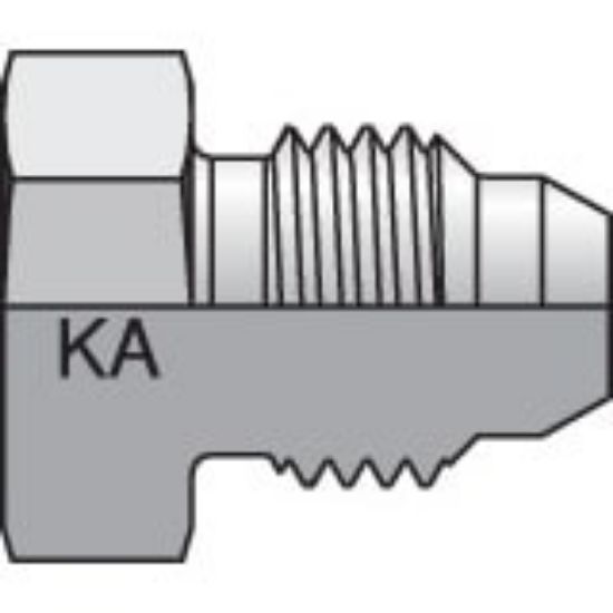 Picture of Komatsu 30° Flare, Metric Thread Adapters - 4PNMKAS