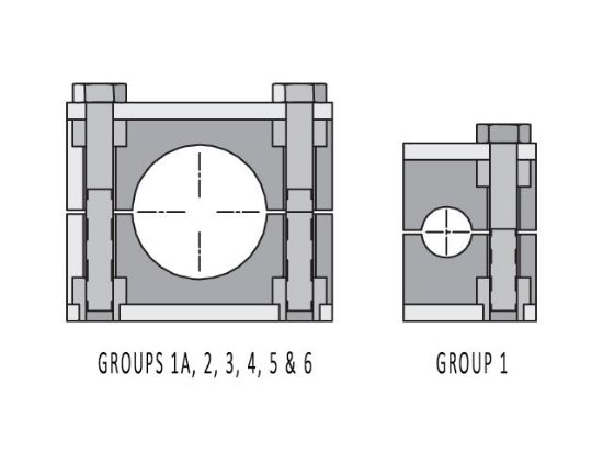 Picture of Inch Standard Series Tube Clamp Halves - 1064-PP
