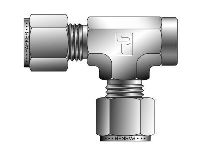 Picture of A-LOK Inch Tube NPT Female Tee - FRT - 12FRT12N-B