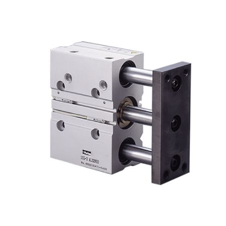 Picture for category Small-size Compact Design Pneumatic Cylinder with Guide Model:10G-3