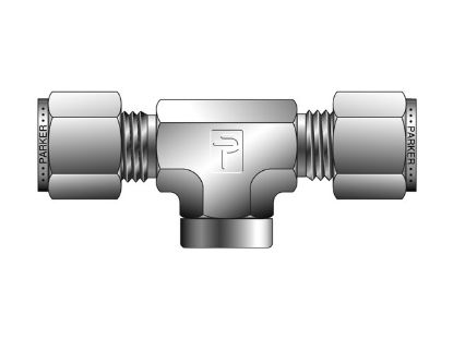Picture of A-LOK Inch Tube NPT Female Tee - FBT - 10FBT8N-B