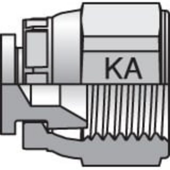 Picture of Komatsu 30° Flare, Metric Thread Adapters - 4FNMKAS