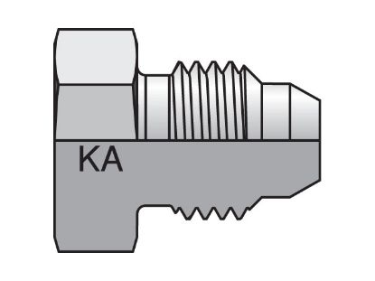 Picture of Komatsu® 30° Flare Metric Thread PNMKA - 10PNMKAS