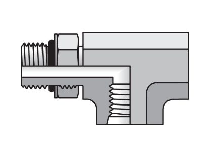Picture of Pipe & Port 90° Elbow AOG5JG5 - 8 AG5JG5-S