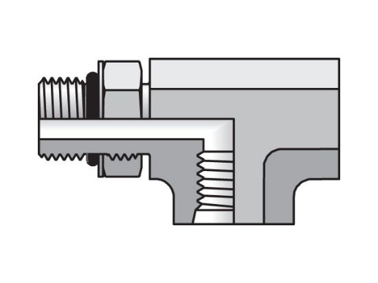 Picture of Pipe & Port Tee AOG5JG5 - 12 AOG5JG5-S V0894