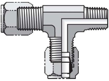 Picture of Ferulok Tee RBU - 12 RU-S