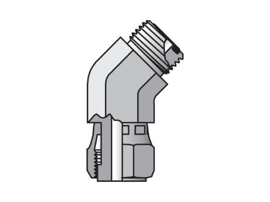 Picture of Seal-Lok ORFS 45° Elbow V6LO - 16 V6LO-S V0894