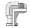 Picture of O-ring Face Seal, 37° Flare and Flareless Code 61 and 62 Flange Adapters - 12 XEQ1-S