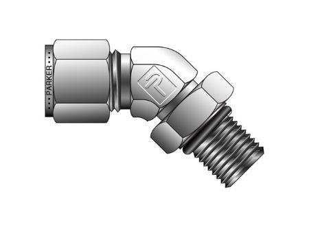 Picture for category CPI Inch Tube 45° Male Elbow SAE/MS Straight Thread - V5BZ