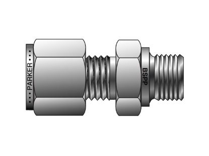 Picture of CPI Inch Tube BSPP Male Connector - FBZ - 12-12R FBZ-B