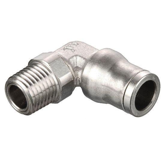 Picture of 169PLM-4M-4R - Electroless Nickel Plated Brass Push-to-Connect Fittings - Prestolok PLM