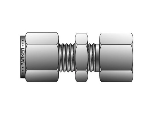 Picture of A-LOK Inch Tube NPT Female Bulkhead Connector - FBC - 6FBC4N-B