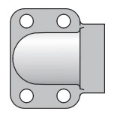 Picture of 4-Bolt Hydraulic Flanges and Components - 16GEQ1BSX