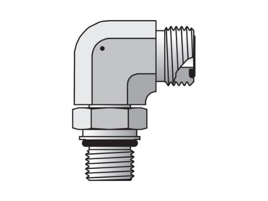 Picture of Seal-Lok ORFS 90° Elbow C87OMLO - 4M12C87OMLOS BP