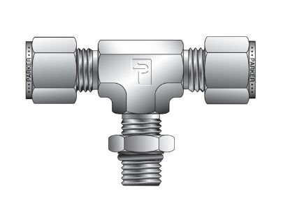 Picture of A-LOK Inch Tube Male Tee SAE Straight Thread - M5BT - 12M5BT12-316