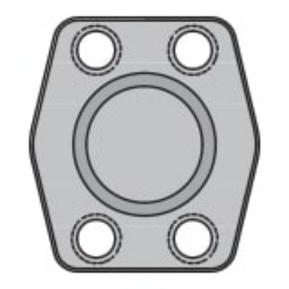 Picture of 4-Bolt Hydraulic Flanges and Components - 8PQ1BSX