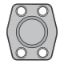 Picture of 4-Bolt Hydraulic Flanges and Components - 8PQ2PSX